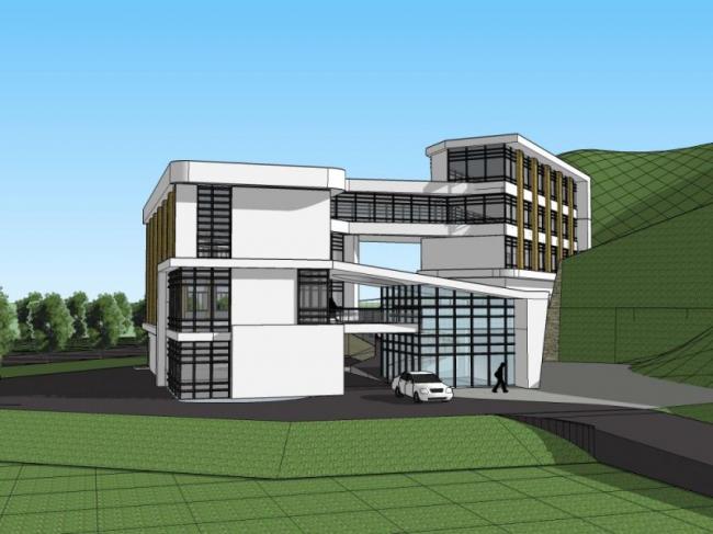 Sketchup酒店模型|多层酒店,现代风格 Sketchup酒店模型|多层酒店,现代风格
