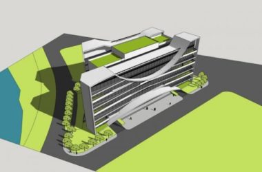 Sketchup办公模型|多层办公楼,现代风格-BIM建筑网