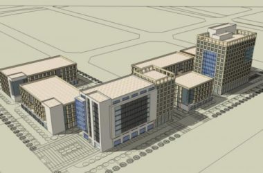 Sketchup办公模型|高层办公楼,现代风格-BIM建筑网
