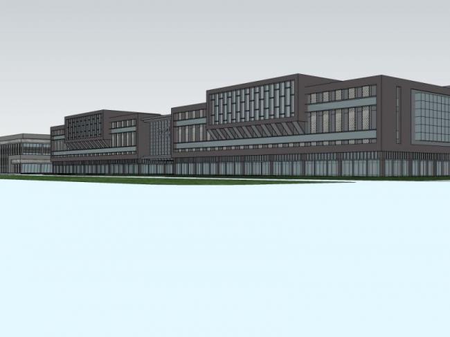 Sketchup办公模型|多层办公楼,现代风格 Sketchup办公模型|多层办公楼,现代风格