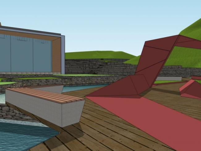 Sketchup景观模型|办公景观,现代风格 Sketchup景观模型|办公景观,现代风格
