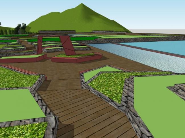 Sketchup景观模型|办公景观,现代风格 Sketchup景观模型|办公景观,现代风格