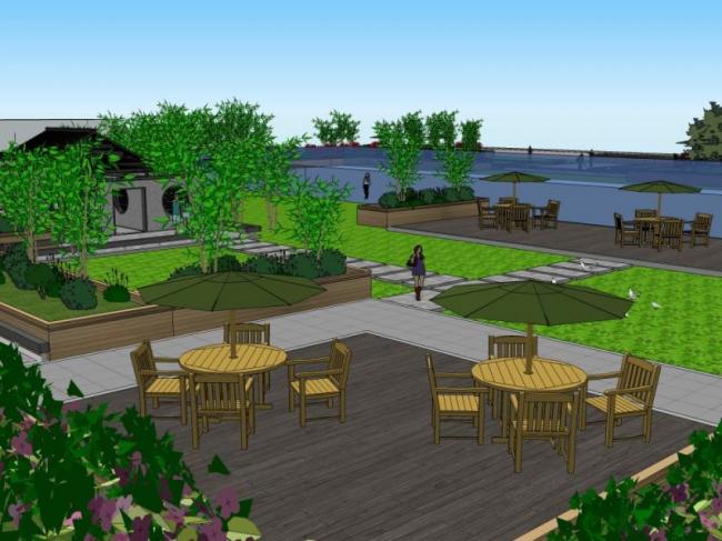 Sketchup景观模型|屋顶花园景观,现代风格 Sketchup景观模型|屋顶花园景观,现代风格