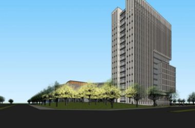 Sketchup办公模型|高层办公楼,现代风格-BIM建筑网
