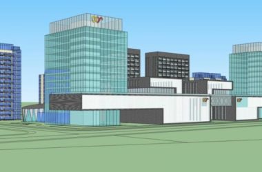 Sketchup办公模型|高层办公楼,现代风格-BIM建筑网