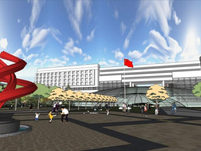 Sketchup办公模型|高层办公楼,现代风格 Sketchup办公模型|高层办公楼,现代风格