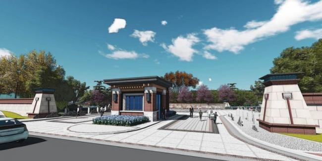 Sketchup景观模型|酒店景观,现代中式风格 Sketchup景观模型|酒店景观,现代中式风格