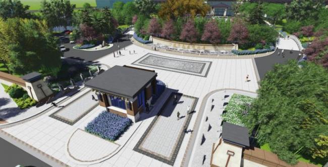 Sketchup景观模型|酒店景观,现代中式风格 Sketchup景观模型|酒店景观,现代中式风格
