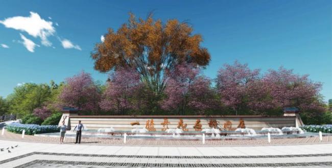 Sketchup景观模型|酒店景观,现代中式风格 Sketchup景观模型|酒店景观,现代中式风格