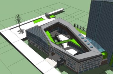Sketchup办公模型|高层办公楼,现代风格-BIM建筑网