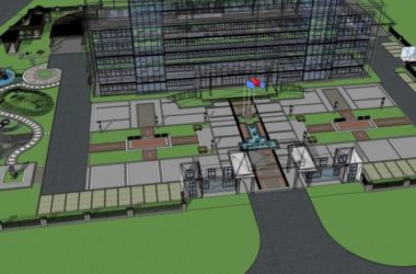 Sketchup办公模型|多层办公楼,现代风格-BIM建筑网