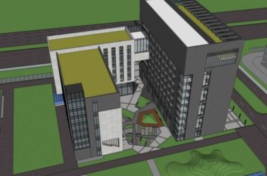 Sketchup办公模型|多层办公楼,现代风格-BIM建筑网