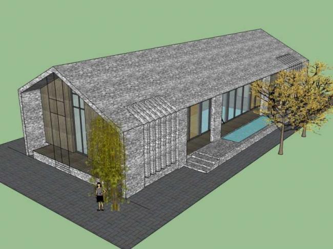 Sketchup住宅模型|住宅,坡屋顶,现代风格 Sketchup住宅模型|住宅,坡屋顶,现代风格