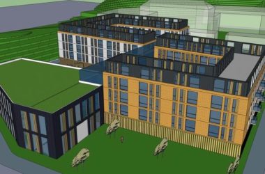 Sketchup医院模型|多层福利院,医疗建筑,现代风格-BIM建筑网