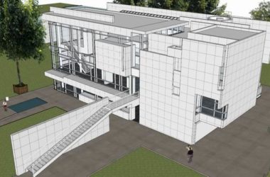Sketchup住宅模型|多层活动中心,住宅会所,现代风格-BIM建筑网