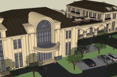 Sketchup住宅模型|多层会所,法式古典风格-BIM建筑网