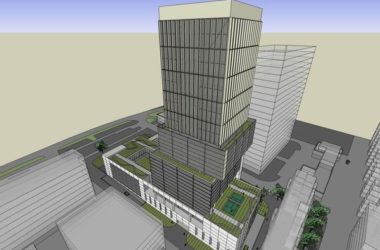 Sketchup医院模型|多高层医院,医疗,现代风格-BIM建筑网
