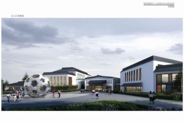 Sketchup住宅模型|多层住宅活动中心,古典风格-BIM建筑网