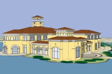 Sketchup住宅模型|多层会所,欧式古典风格-BIM建筑网