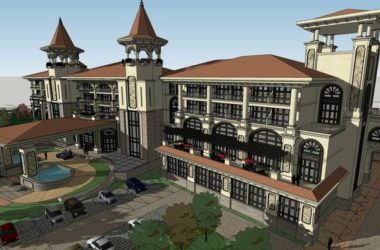Sketchup住宅模型|多层活动中心,住宅会所,欧式古典风格-BIM建筑网