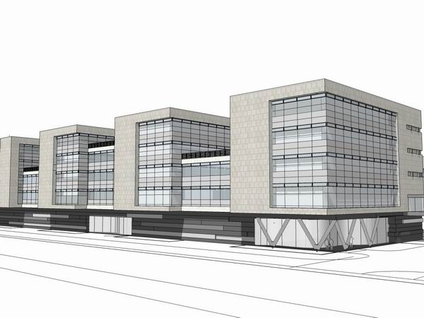 Sketchup办公模型|多层办公,现代风格 Sketchup办公模型|多层办公,现代风格
