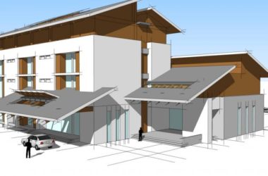 Sketchup医院模型|多层都江堰医院,医疗,现代中式风格-BIM建筑网