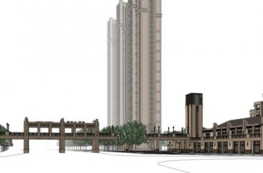 Sketchup商业模型|低层会所,古典风格-BIM建筑网