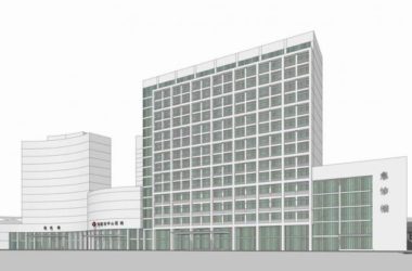 Sketchup医院模型|宜昌医院,医疗建筑,多层高层混合,现代风格-BIM建筑网