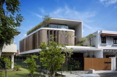 BIM建筑|热带中的现代之家:“竹帘”住宅-BIM建筑网