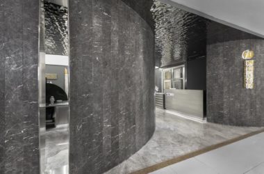 BIM建筑|星体变幻般的冲击感,“太空”石材展厅 / 李振杰-BIM建筑网