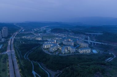 BIM建筑|西南大学附属中学两江校区:消失的高密度校园 / gad-BIM建筑网