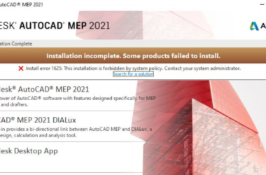 BIM技巧|CAD系统策略禁止安装是什么?安装Autodesk软件时提示系统策略禁止-BIM建筑网