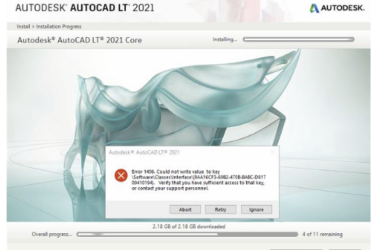 BIM技巧|Autodesk安装失败原因分析:在课程中安装Autodesk软件时出错1406-BIM建筑网