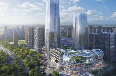 BIM建筑|西安南飞鸿乐荟中心,城市生态商业体 / Aedas-BIM建筑网