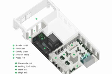 BIM建筑|Piazza in a room:Mapoly Coffee满坡栗咖啡(历史博物馆店) / Wutopia Lab-BIM建筑网