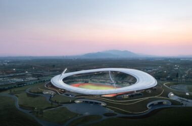 BIM建筑|MAD设计的衢州体育场建成-BIM建筑网