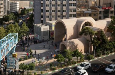 BIM建筑|KA工作室为德黑兰地铁站设计砖拱顶-BIM建筑网