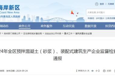 装配式政策|关于2024年全区预拌混凝土(砂浆)、装配式建筑生产企业监督检查情况的通报-BIM建筑网